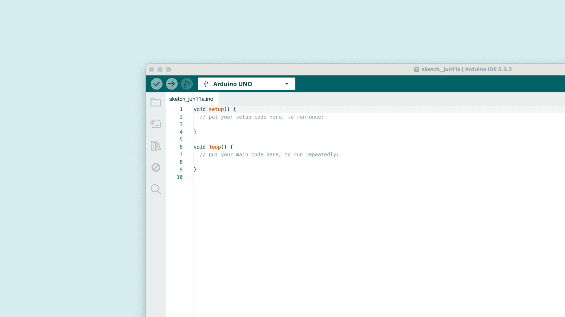 The Arduino IDE.